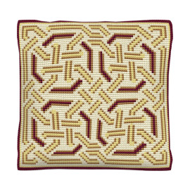 Gold Celtic Cushion Tapestry Kit By Brigantia