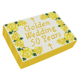 Golden Wedding Kneeler Kit by Jacksons