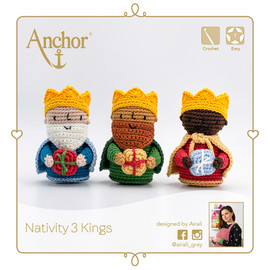 Crochet Kit: Creativa: Amigurumi: Nativity, The Three Kings