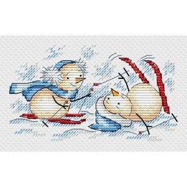 Winter Competition Counted Cross Stitch Kit By MP Studia