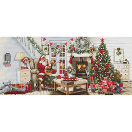 Santa Counted Cross Stitch Kit By Luca-S