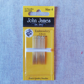 Pack of John James Embroidery/Crewel. Size 4