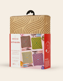 Checkerboard Place Mat Crochet Kit By DMC