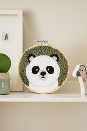 Patrice Panda Punch Needle Kit By DMC 