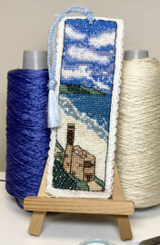 Cornwall Tin Mine Bookmark Cross Stitch kit by Emma Louise