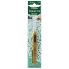 Crochet Hook: Soft Touch: Steel: 12.5cm x 0.90mm by Clover