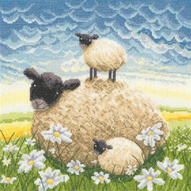 Double Trouble Counted Cross Stitch Kit By Bothy Threads