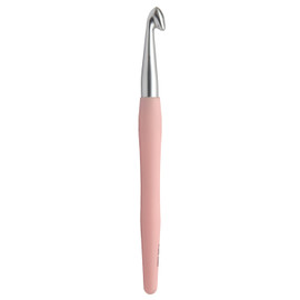 Crochet Hook: Waves: Aluminium: Pink: 15cm x 9.00mm