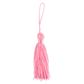 13cm Trim Tassels Pink by Trimits