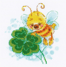 Lucky Clover Counted Cross Stitch Kit by Riolis