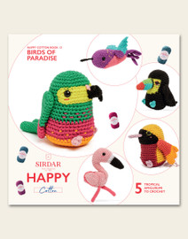 Happy Cotton Birds of Paradise Pattern Book by DMC