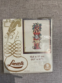 I Monogram Counted Cross Stitch Kit By Lanarte