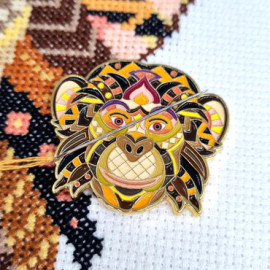 Mandala Monkey needle minder