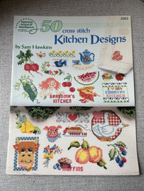 50 Cross Stitch Kitchen Designs Chart Booklet by American School of Needlework