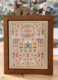 Spring Garden Cross Stitch Kit by Historical Sampler