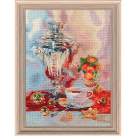 Tea Party Counted Cross Stitch Kit By Golden Fleece