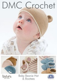 Baby Beanie Hat and Bootees Crochet pattern Booklet