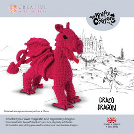 Draco Dragon Crochet Kit by Knitty Critters