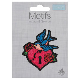 Heart Lock Tattoo Motif by Trimits