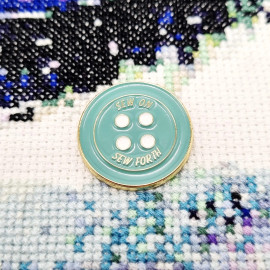 Sew on and Sew Forth Button Needle Minder by Meloca Designs