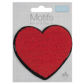 Red Heart: Flip Sequin Motif by Trimits