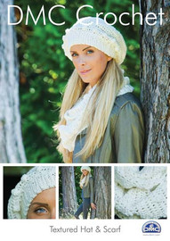 Textured Hat and scarf Crochet Pattern Booklet