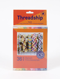36 packs of threads with free Bracelet design - Pastel Colours
