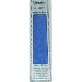 Madeira Mouliné Metallic Cotton 20m: 4036 Sapphire