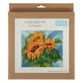 Large Sunflowers Cross Stitch Kit by Trimits