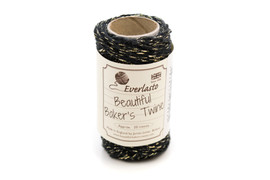 Black Sparkle Bakers Twine 20m