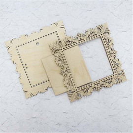 Large Square Lace Frame for Cross Stitch