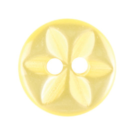 1 Button Yellow 11mm Code A ABC Buttons