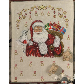 Traditional Santa Claus Advent Christmas Kits by Permin