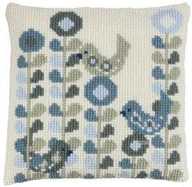 Blue Bird Design Cushion Kit by Pako