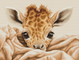 The Baby Giraffe Cross Stitch Kit by Luca S