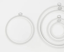 6 inch White Flexible Hoop by Nurge