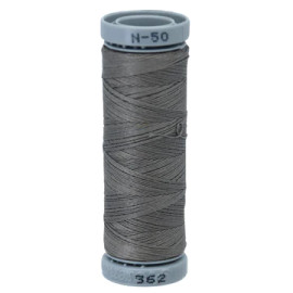 Presencia 50wt Cotton Sewing Thread - Dark Beaver Grey - 362