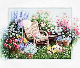 Blooming Garden Cross Stitch Kit by Luca S