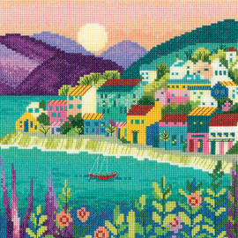 The Peaceful Harbour Cross Stitch Kit by Mel Rodicq