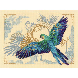 Tropical Beauty Counted Cross Stitch Kit by Riolis