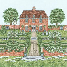 Manor House Counted Cross Stitch Kit by Bothy Threads