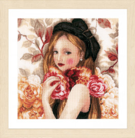 I Hold Roses Counted Cross Stitch Kit