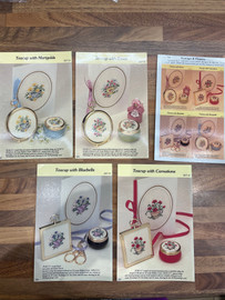 Set of Charts by Framecraft: Teacups and Flowers