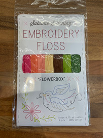 CHARITY - Sublime Stitching 7 x Embroidery Floss - Flower Box