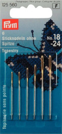 Silver/gold eye Tapestry Needles Size 18-24 pack of 6