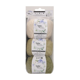 Crochet Yarn: Cotton 'n' Linen: Assortment: 3 x 50g: Safari Hat