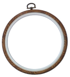 3.5" (9cm) Wooden Flexi Hoop