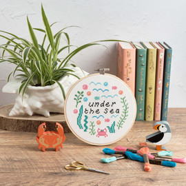 Under the Sea Collection Sealife Cross Stitch Kit By Anchor
