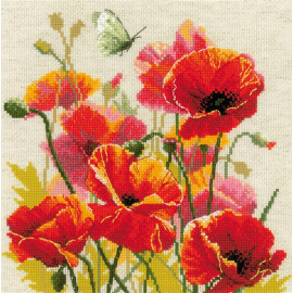 Colour of Flame Counted Cross Stitch Kit by Riolis