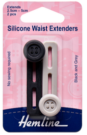Silicone Waist Extenders:  2 Pieces by Hemline
